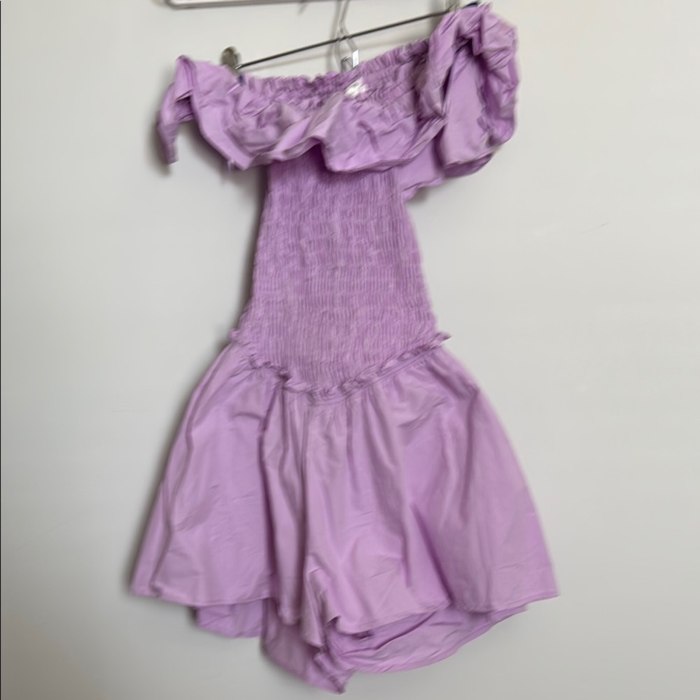Able Lilac Ruffle Dress